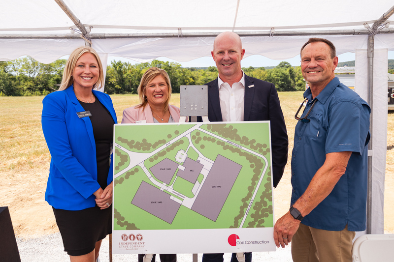 Breaking Ground for Independent Stave Company Mill