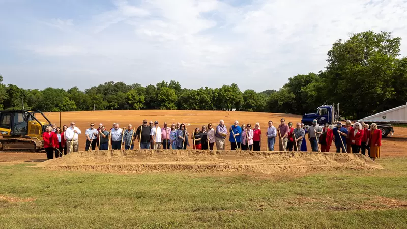Groundbreaking held for Independence County Senior Citizens Program’s Senior Center.