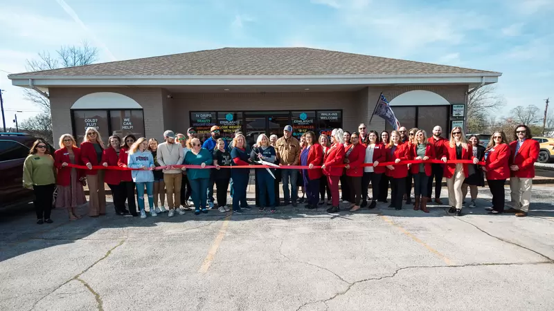 Ribbon-Cutting held for Exhilarate Infusion Spa