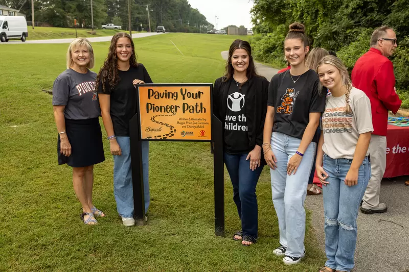 BACC Holds Ribbon-Cutting for Batesville School District Story Walk
